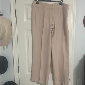 Armani Collezioni light pink Wide Leg Pants